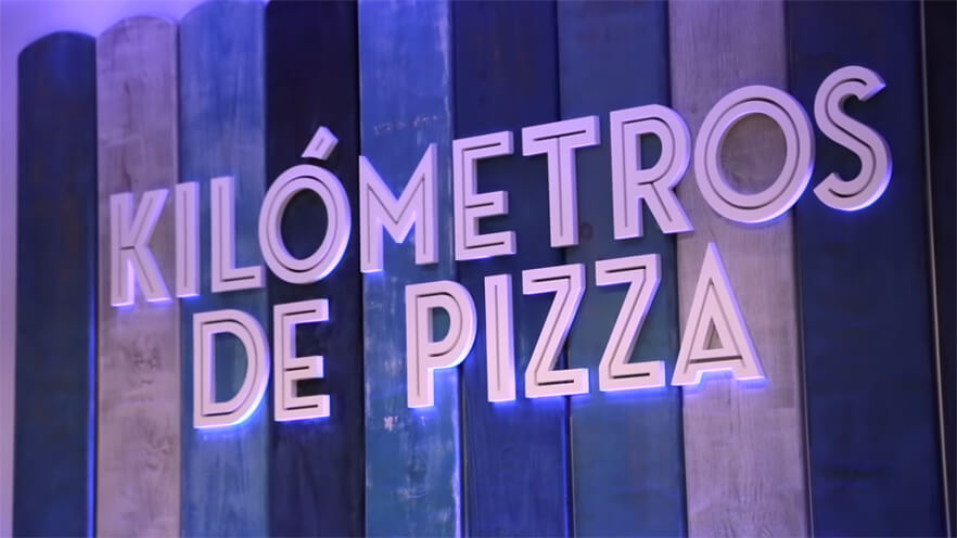 Video Kilómetros de pizza
